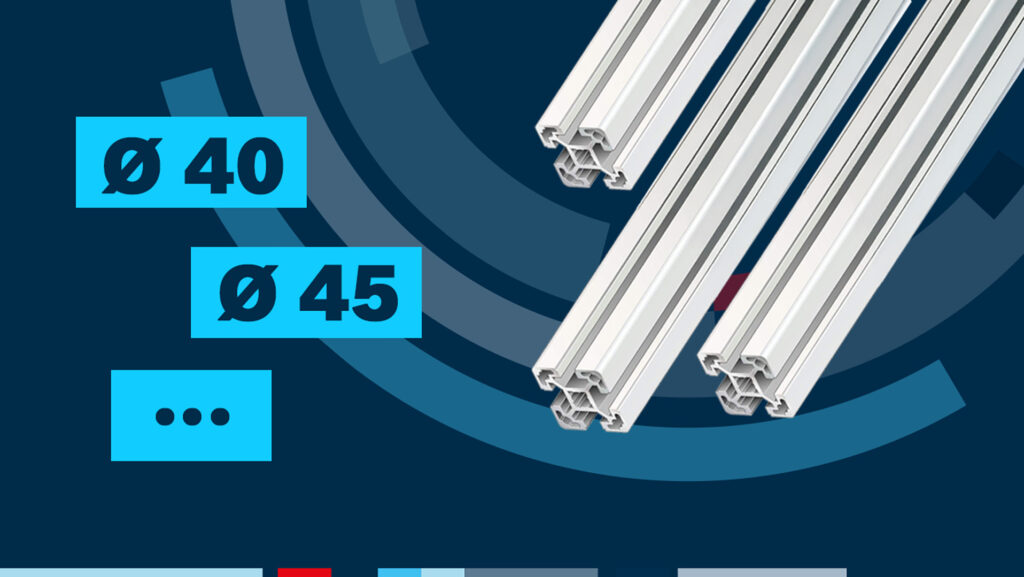 Profilés aluminium standard